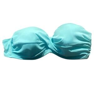Victoria’s Secret Turquoise Bandeau Bikini Top | 36C Strapless Swim
